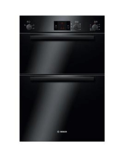 Bosch Hbm13B261B Classixx Built-In Multi-Function Hot Air Double Oven - Black